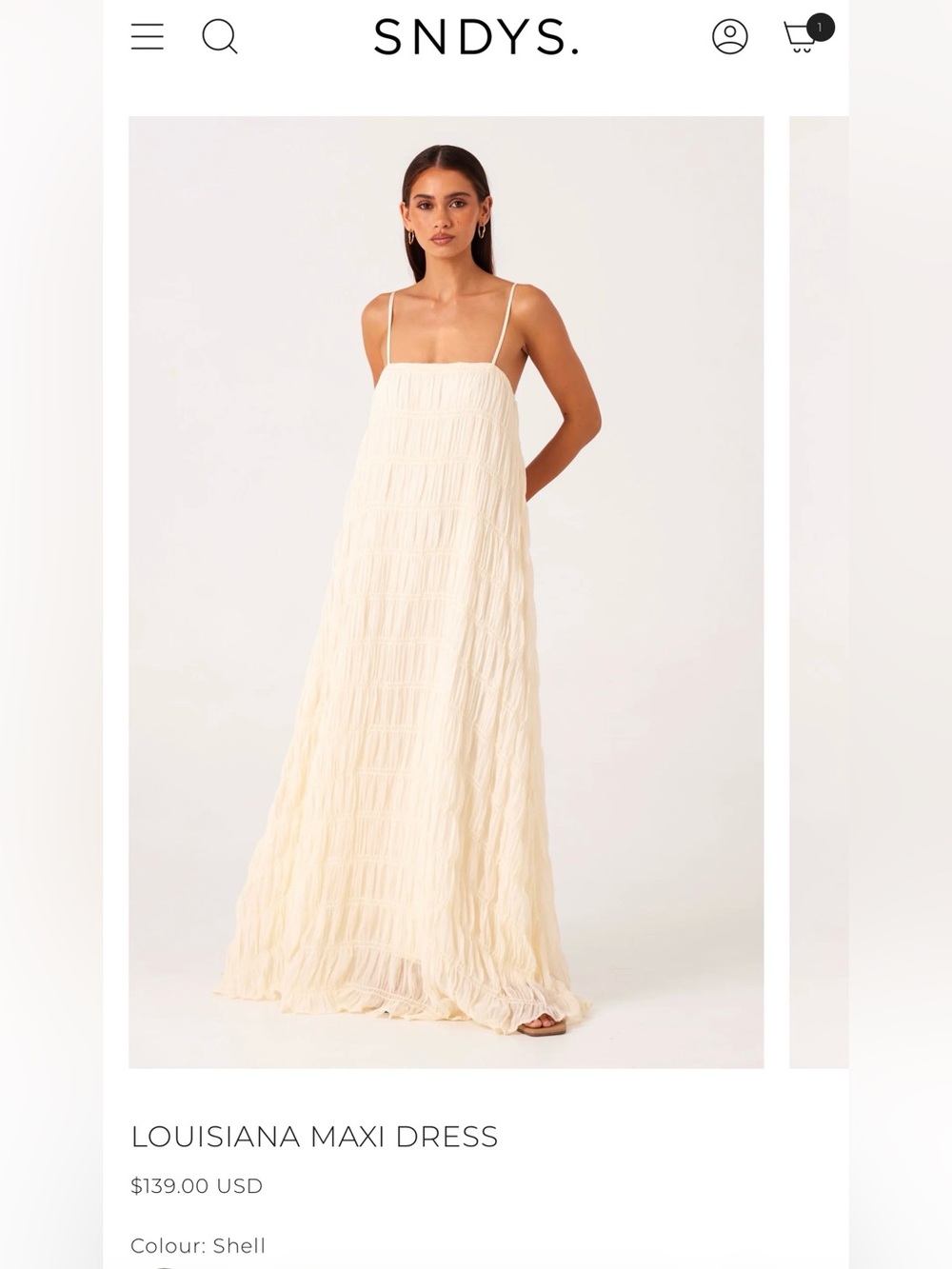 Maxi Dress - White - Picture 2 of 8
